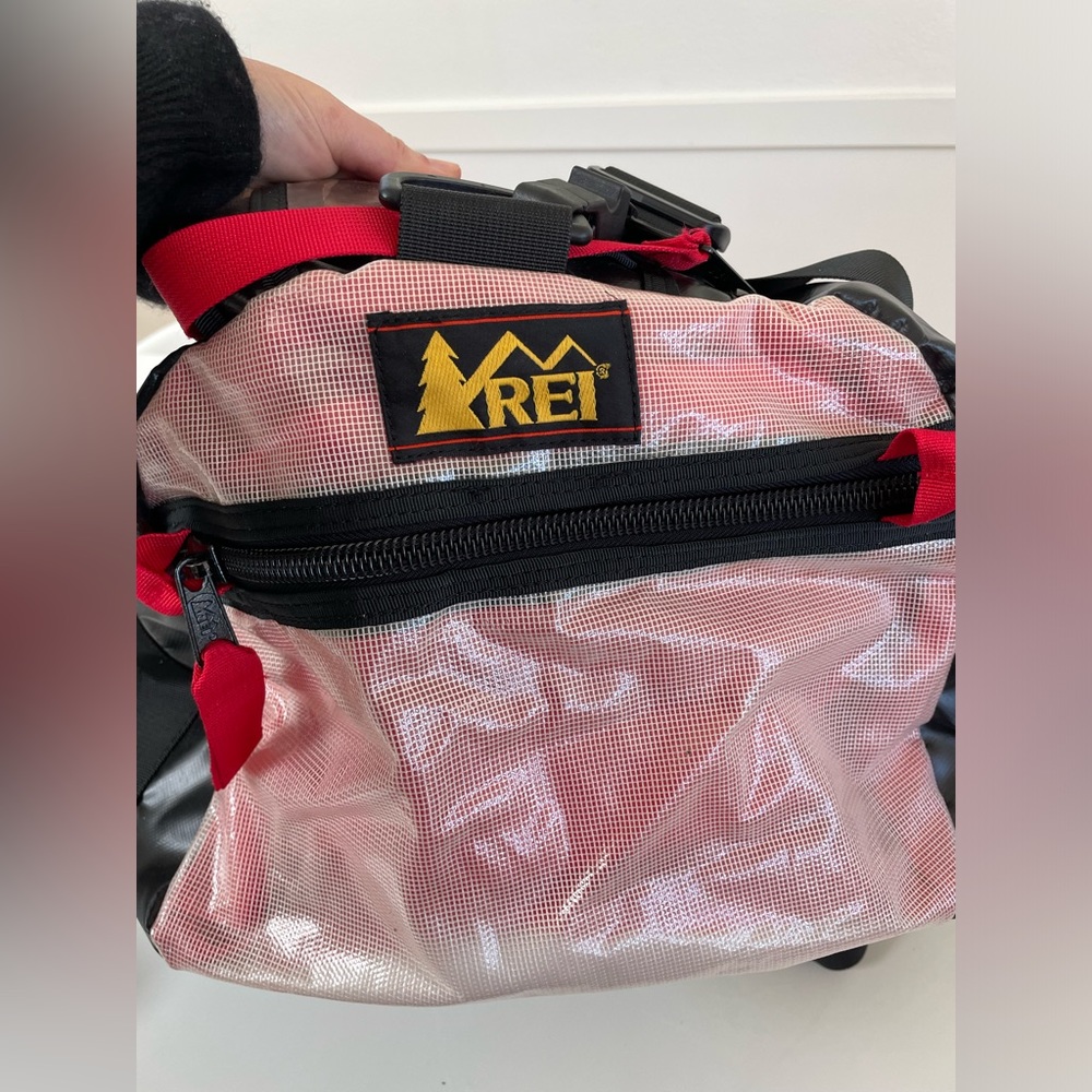 Vintage REI Rubberized Waterproof Duffel Bag - Picture 4 of 7